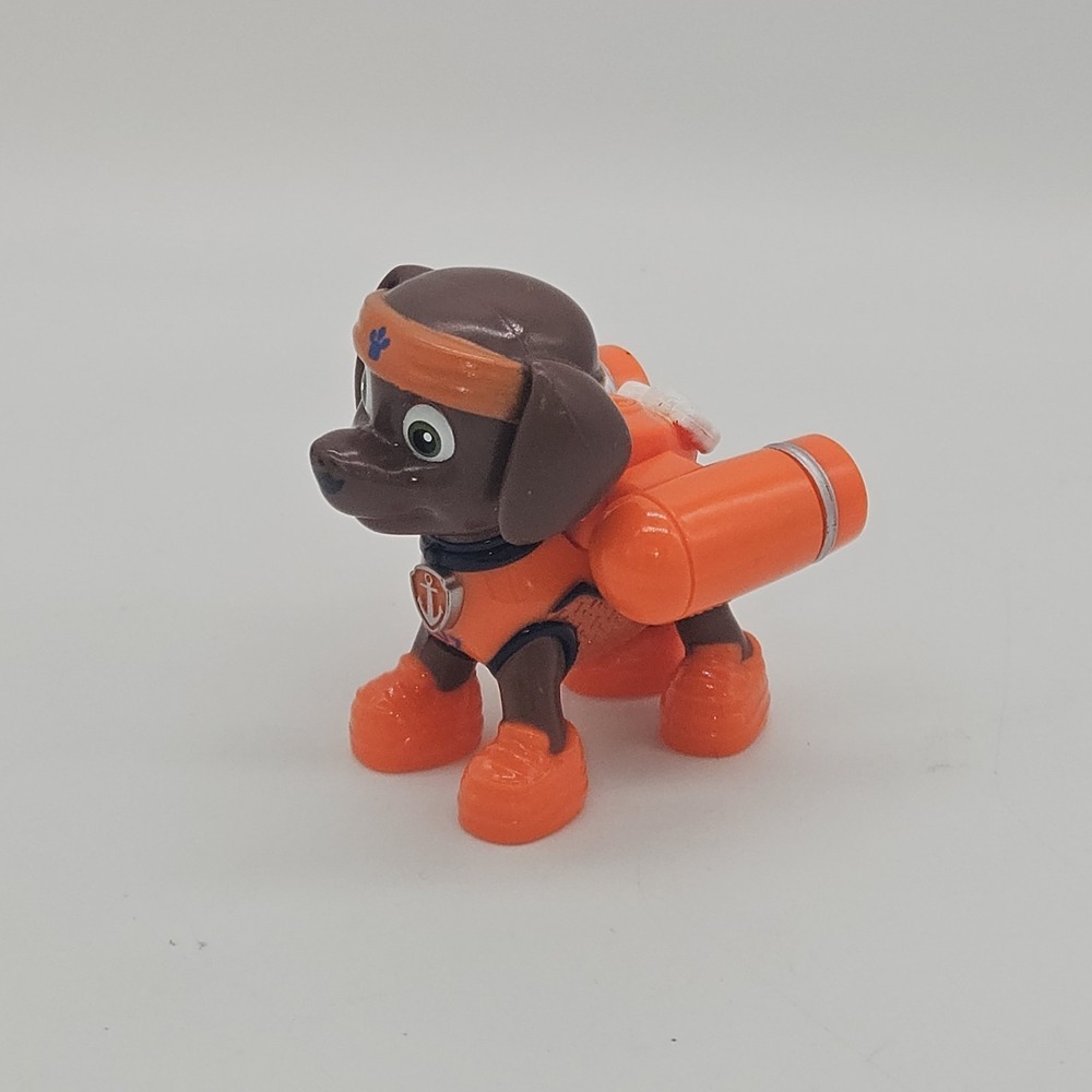 Spin Master PAW Patrol Zuma Action Pack Pup Figure Orange Scuba Gear Headband